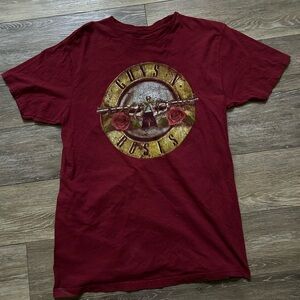 Guns N' Roses Burgundy Graphic Tee
